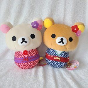 Rilakkuma - Kokeshi Kimono Plushies (Set of Two)